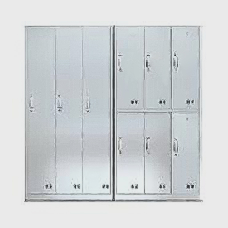 Ziekenhuis roestvrijstalen locker/schoenenkastserie