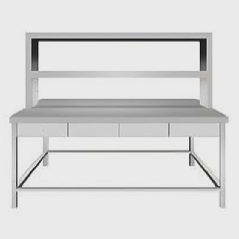 Tabel met inspectieverpakkingen voor medische instrumenten