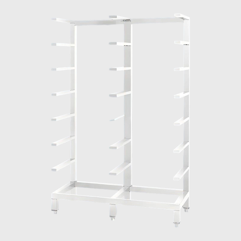 Roestvrijstalen medische mand opbergrek